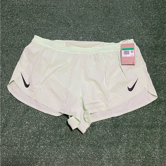 Nike Other - Nike AeroSwift Men's Dri-FIT ADV 2" Green Black Running Shorts Sz XL FN3349-376